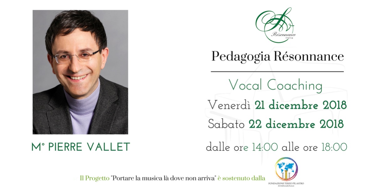 MASTERCLASS DI CANTO Image